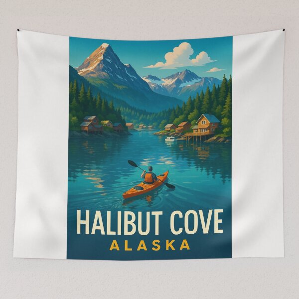 Item preview,  Kayaking Through Halibut Cove, Alaska designed and sold by Places On Earth.