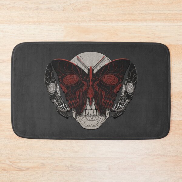 Item preview, skull, moth, night , butterfly badge embroidery iron patch textured graphic artwork designed and sold by hayrpictures.