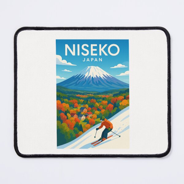 Item preview, Ski Slopes and Autumn Forest in Niseko, Japan designed and sold by Places On Earth.