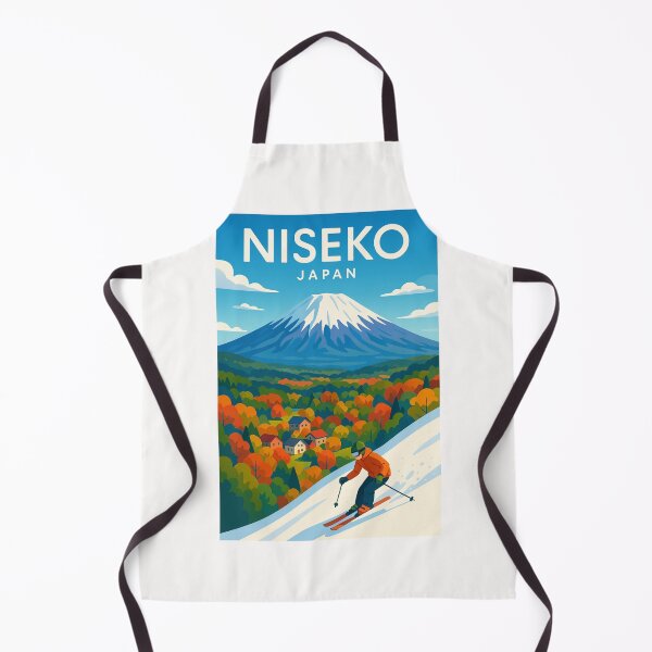 Item preview, Ski Slopes and Autumn Forest in Niseko, Japan designed and sold by Places On Earth.