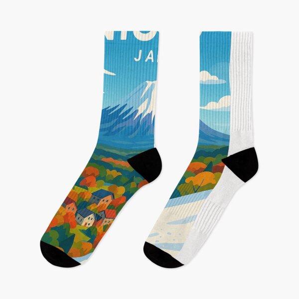 Item preview, Ski Slopes and Autumn Forest in Niseko, Japan designed and sold by Places On Earth.