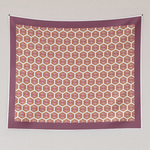 Item preview, Pattern 017: Paradox Loop Hex S RD designed and sold by palmprints.