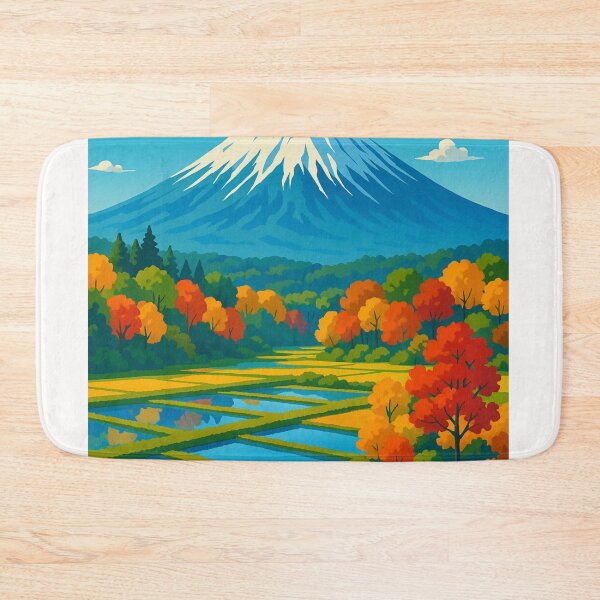 Item preview,  Autumn Fields Below Mount Yotei in Niseko, Japan designed and sold by Places On Earth.