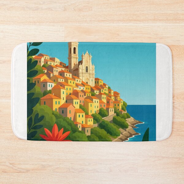 Item preview,  Hilltop View of Cervo, Liguria, Italy designed and sold by Places On Earth.