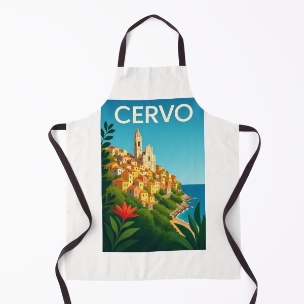 Item preview,  Hilltop View of Cervo, Liguria, Italy designed and sold by Places On Earth.