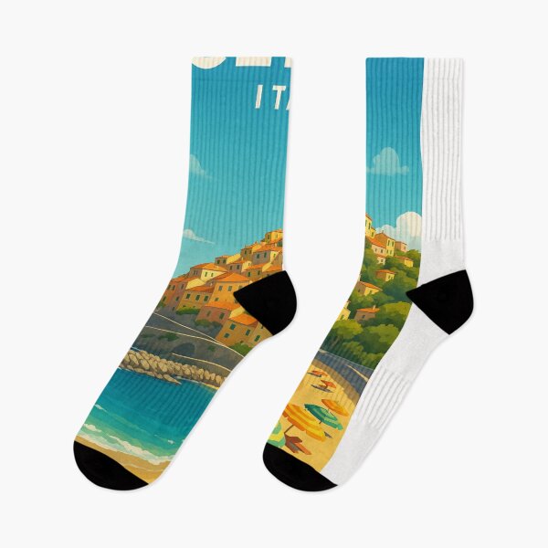 Item preview, Beachfront of Cervo, Italian Riviera designed and sold by Places On Earth.