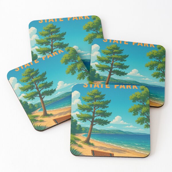 Item preview,  Lakeside Path at Traverse City State Park, Michigan designed and sold by Places On Earth.