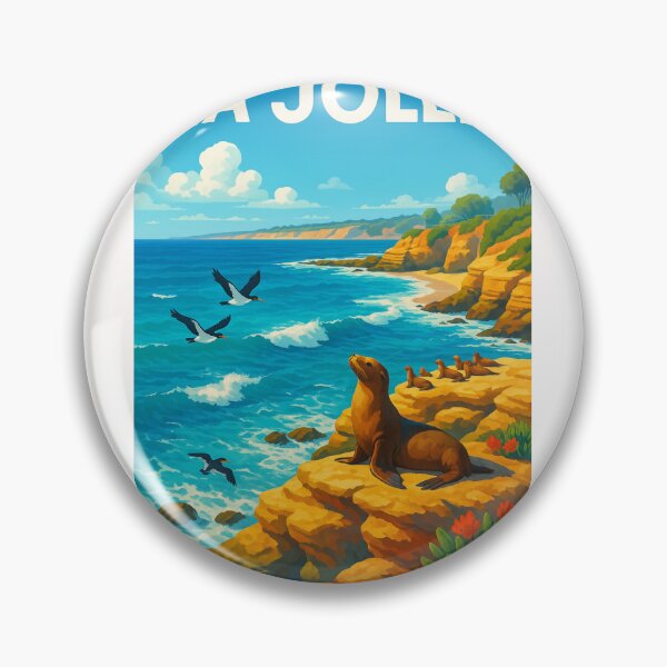 Item preview,  La Jolla Sea Lions on the California Coast designed and sold by Places On Earth.