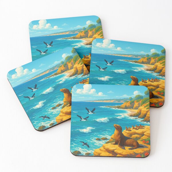 Item preview,  La Jolla Sea Lions on the California Coast designed and sold by Places On Earth.