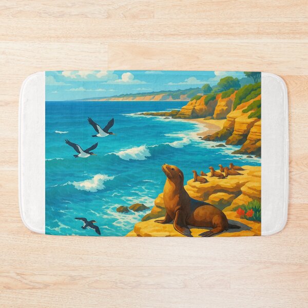 Item preview,  La Jolla Sea Lions on the California Coast designed and sold by Places On Earth.
