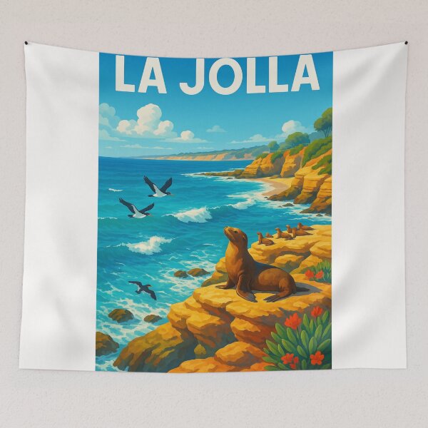 Item preview,  La Jolla Sea Lions on the California Coast designed and sold by Places On Earth.
