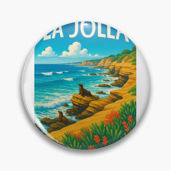 Item preview,  Coastal Bluffs and Wildlife at La Jolla, San Diego designed and sold by Places On Earth.