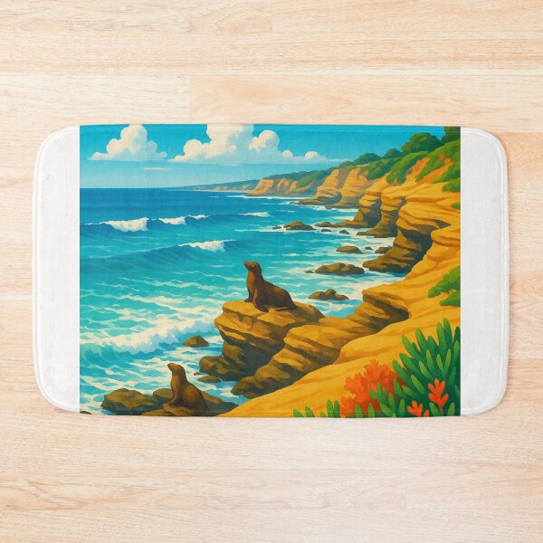 Item preview,  Coastal Bluffs and Wildlife at La Jolla, San Diego designed and sold by Places On Earth.