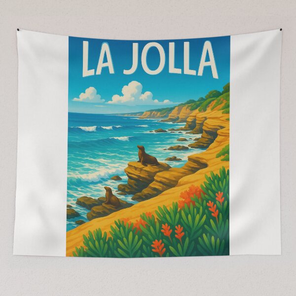 Item preview,  Coastal Bluffs and Wildlife at La Jolla, San Diego designed and sold by Places On Earth.