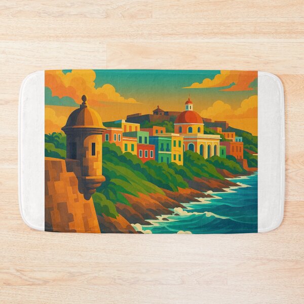 Item preview, Historic Waterfront of Old San Juan, Puerto Rico designed and sold by Places On Earth.