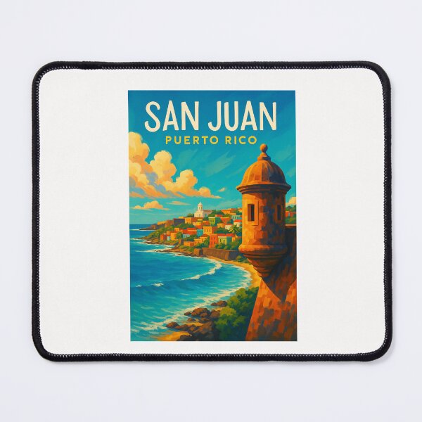 Item preview, El Morro and Coastal Skyline of San Juan, Puerto Rico designed and sold by Places On Earth.
