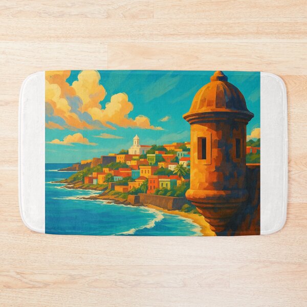 Item preview,  El Morro and Coastal Skyline of San Juan, Puerto Rico designed and sold by Places On Earth.