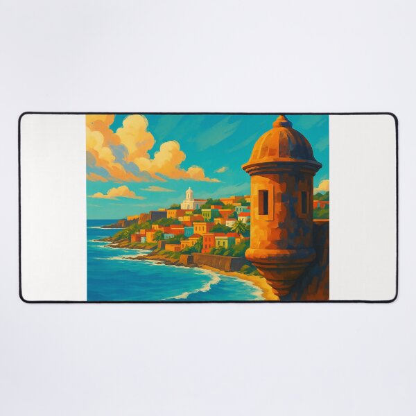 Item preview, El Morro and Coastal Skyline of San Juan, Puerto Rico designed and sold by Places On Earth.