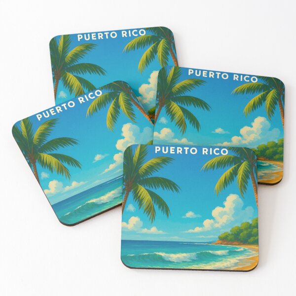 Item preview, Tropical Beach of Rincón, Puerto Rico designed and sold by Places On Earth.