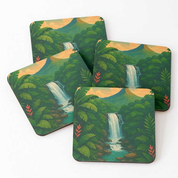 Item preview,  El Yunque Waterfall in Puerto Rico’s Rainforest designed and sold by Places On Earth.