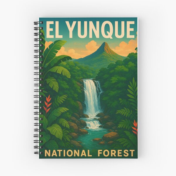 Item preview,  El Yunque Waterfall in Puerto Rico’s Rainforest designed and sold by Places On Earth.