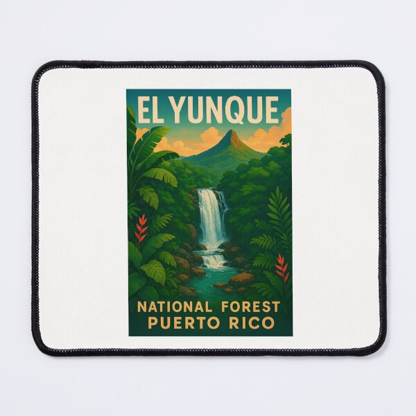 Item preview,  El Yunque Waterfall in Puerto Rico’s Rainforest designed and sold by Places On Earth.