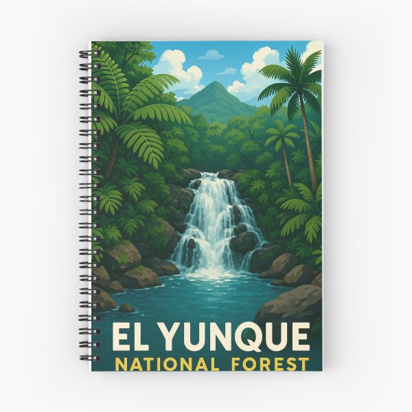 Item preview,  Mountain Waterfall in El Yunque National Forest designed and sold by Places On Earth.