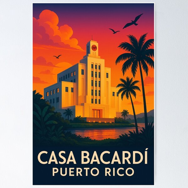 Item preview,  Casa Bacardí at Sunset in Cataño, Puerto Rico designed and sold by Places On Earth.