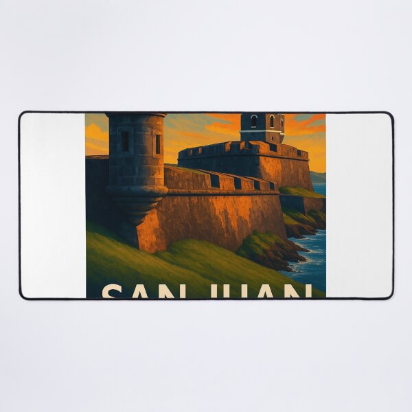Item preview,  San Juan National Historic Site at Sunset, Puerto Rico designed and sold by Aryabek.