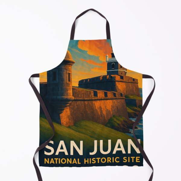 Item preview, San Juan National Historic Site at Sunset, Puerto Rico designed and sold by Aryabek.