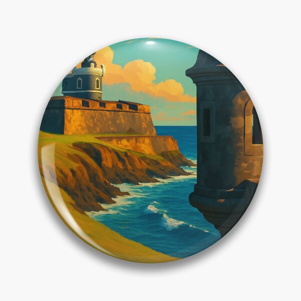Item preview,  Coastal View of San Juan National Historic Site, Puerto Rico designed and sold by Aryabek.