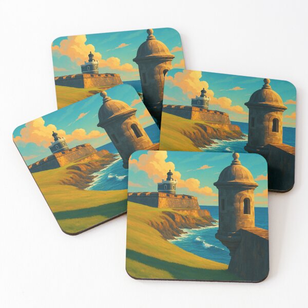 Item preview,  Coastal View of San Juan National Historic Site, Puerto Rico designed and sold by Aryabek.