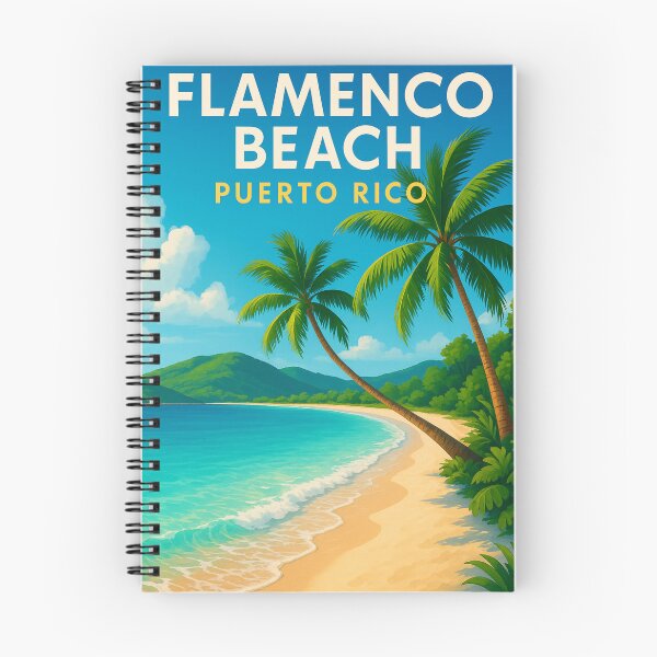 Item preview,  Flamenco Beach with Palm Trees, Culebra, Puerto Rico designed and sold by Aryabek.