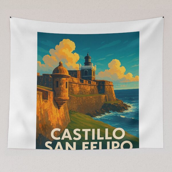 Item preview, Castillo San Felipe del Morro at Dusk, San Juan, Puerto Rico designed and sold by Aryabek.