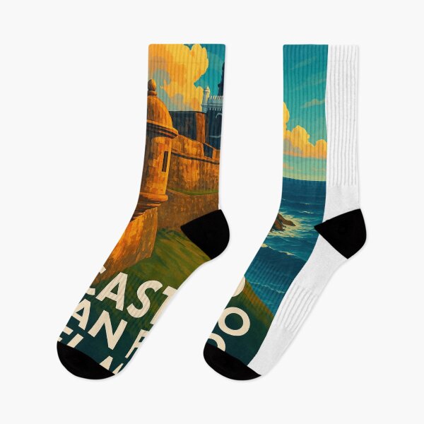 Item preview, Castillo San Felipe del Morro at Dusk, San Juan, Puerto Rico designed and sold by Aryabek.