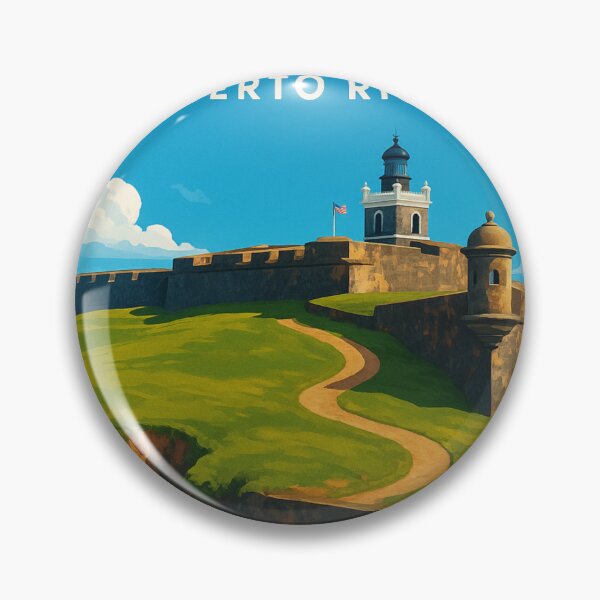 Item preview,  Castillo San Felipe del Morro from Ocean View, San Juan designed and sold by Aryabek.