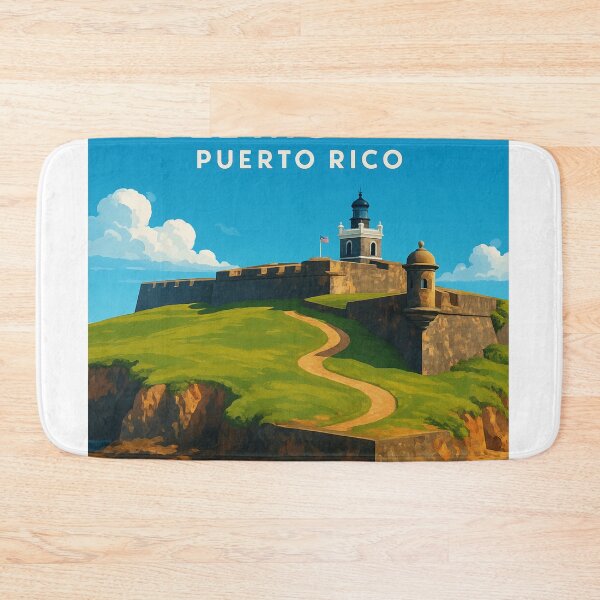 Item preview,  Castillo San Felipe del Morro from Ocean View, San Juan designed and sold by Aryabek.