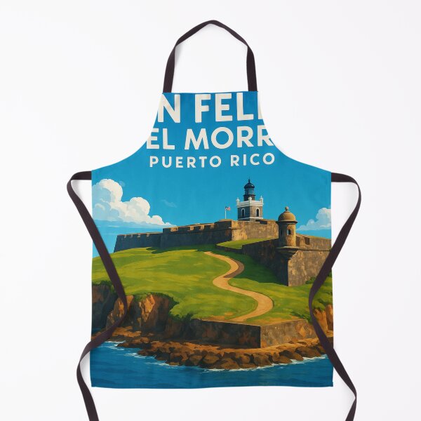 Item preview, Castillo San Felipe del Morro from Ocean View, San Juan designed and sold by Aryabek.