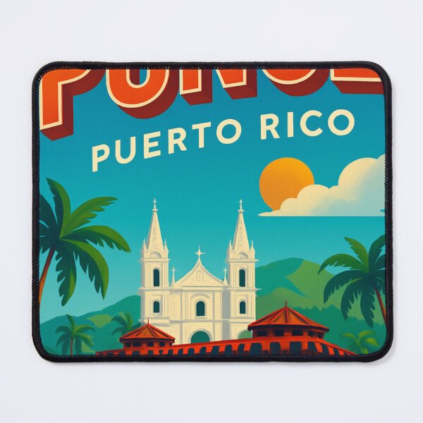 Item preview, Cathedral and Park in Historic Ponce, Puerto Rico designed and sold by Aryabek.
