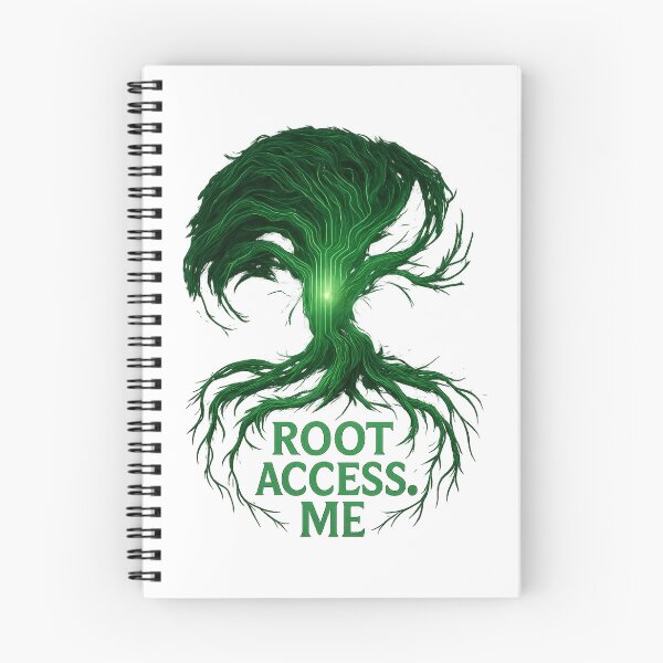 Item preview, Root Access Me Sticker Neural Tree Roots designed and sold by MysticArtisan.