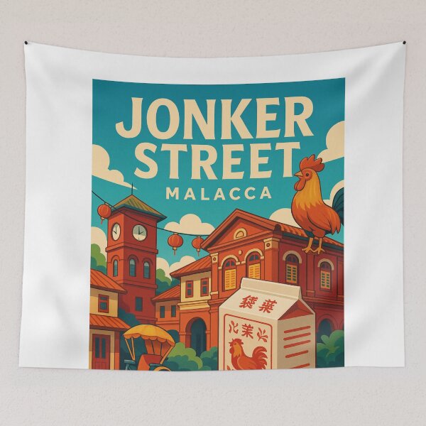 Item preview,  Jonker Street Clocktower and Rooster Box, Malacca designed and sold by Aryabek.