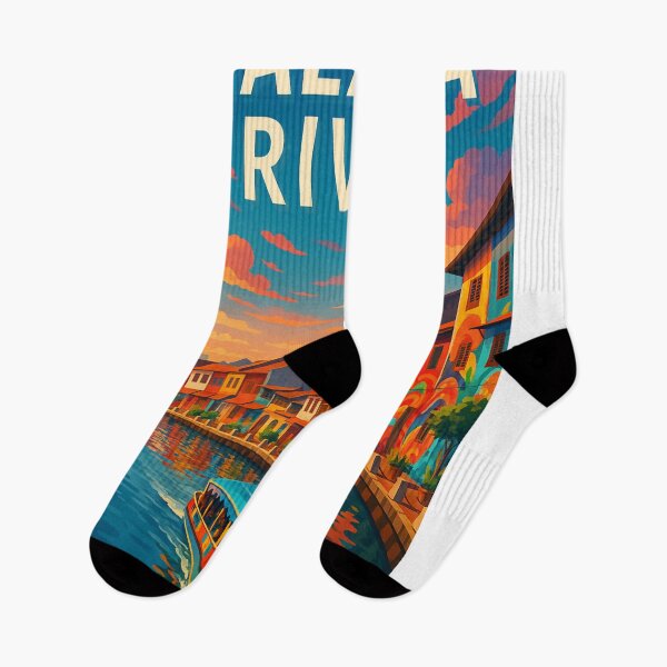 Item preview, River Cruise at Sunset on Malacca River designed and sold by Aryabek.