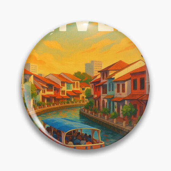 Item preview,  Golden Hour Boat Ride on Malacca River designed and sold by Aryabek.