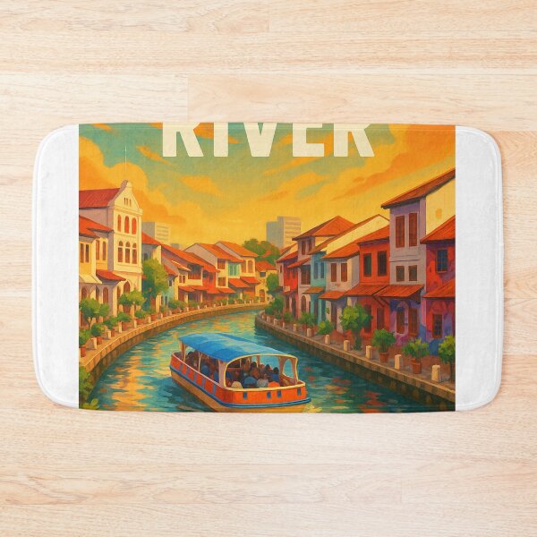 Item preview,  Golden Hour Boat Ride on Malacca River designed and sold by Aryabek.