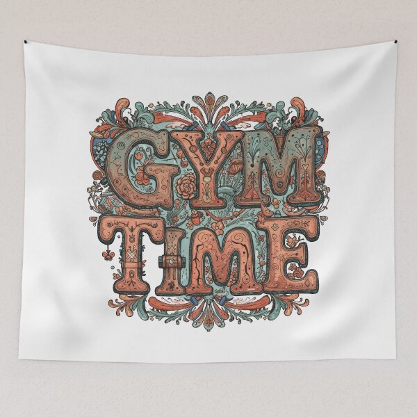 Item preview, Gym Time Text designed and sold by DumbPet.