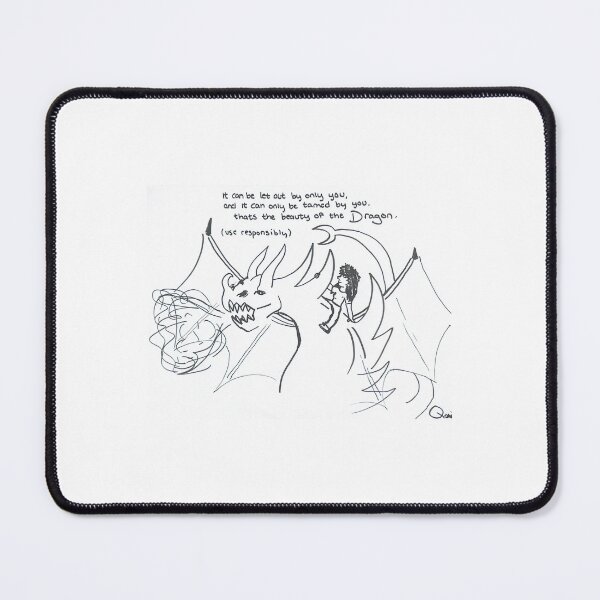 Item preview, the dragon designed and sold by Qomics.