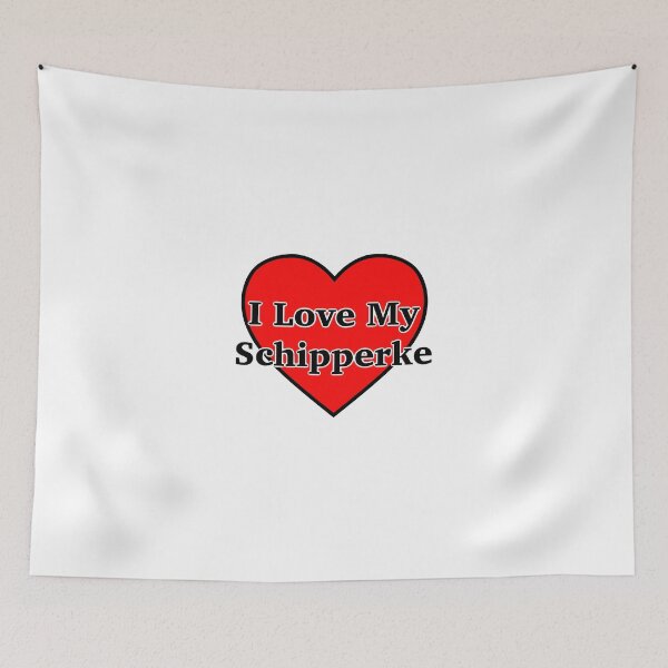 Item preview, I Love My Schipperke designed and sold by skbdoodles.