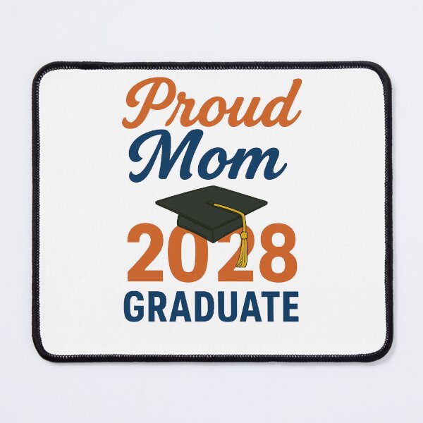 Item preview, Proud Mom of a 2028 Graduate designed and sold by GradVibes.