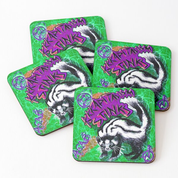 Item preview, kkkapitalism stinks - skunk designed and sold by clodius blog.