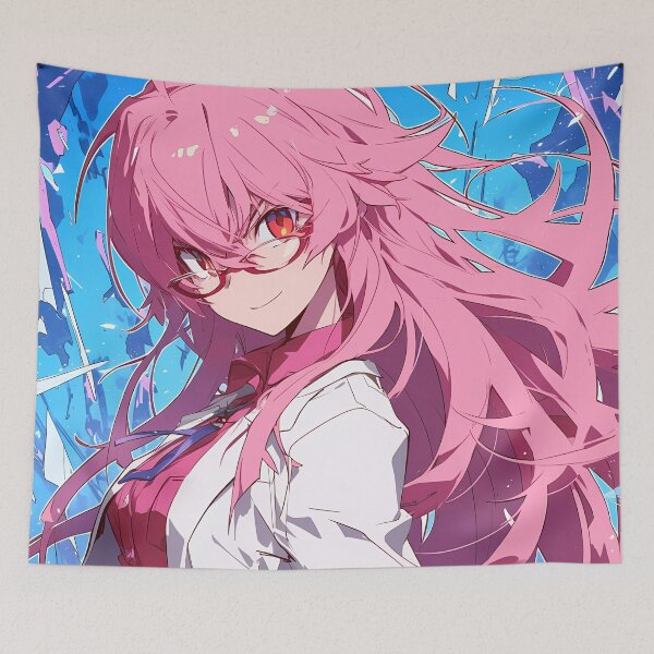 Item preview, Mirai Nikki Future Diary Anime Pink Haired Yandere White Coat designed and sold by mildaclairmo.